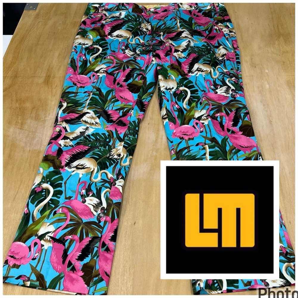 Loudmouth Golf Pants Mens 42x32‎ Tailored Fit Stretch Trousers Chinos
